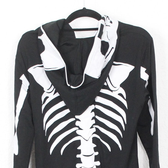 Tipsy Elves Skeleton Jumpsuit XXL NWT - Picture 5 of 6